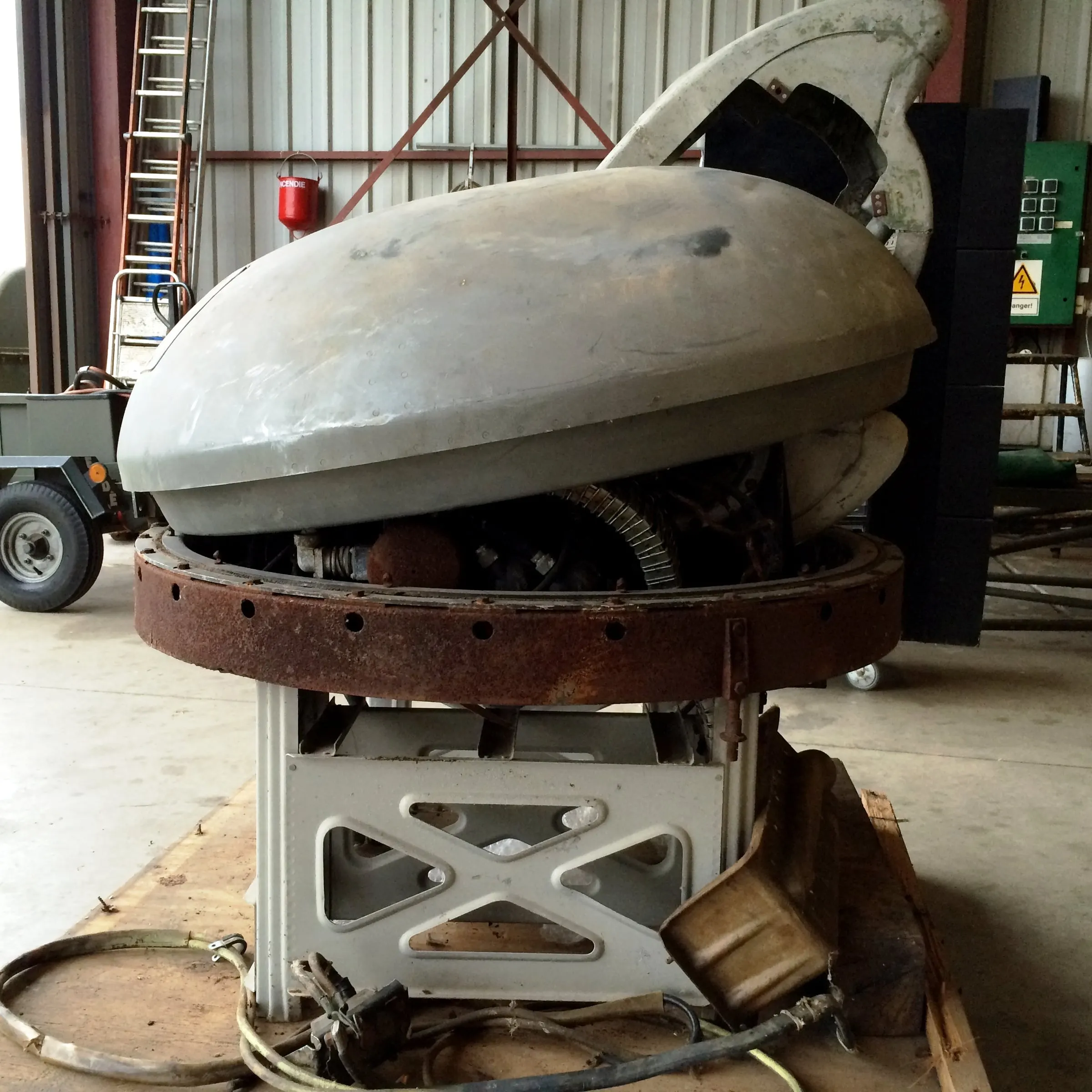 Restauration de l'A-26 Invader : réception des différentes pièces de l'Invader