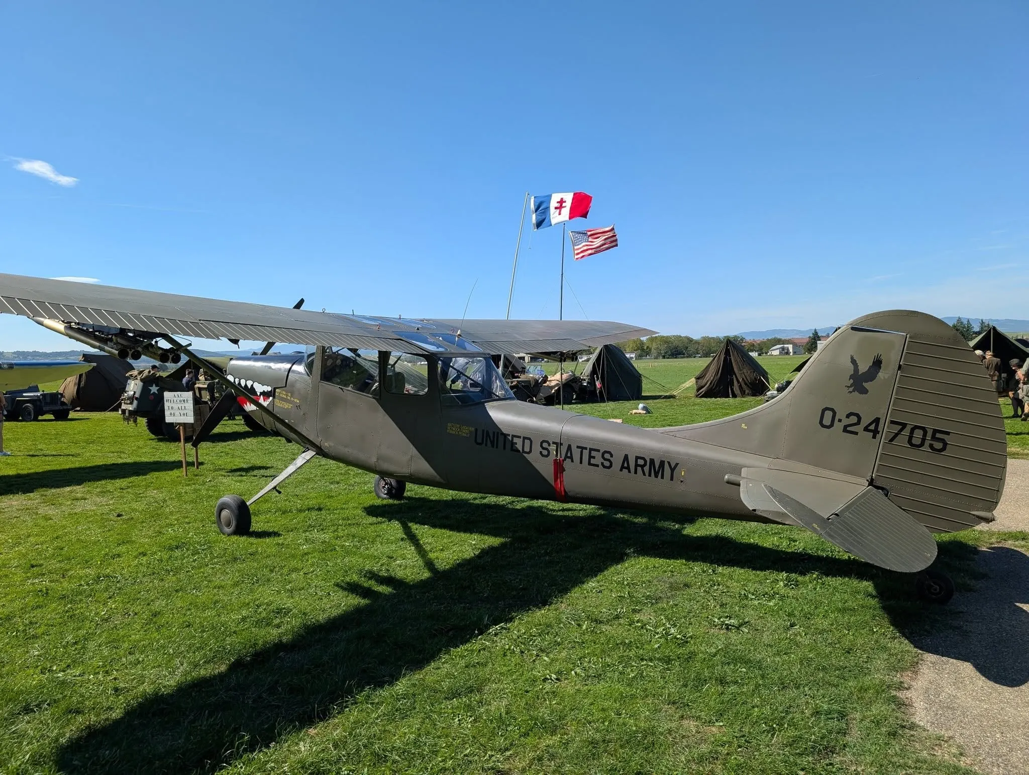 Les avions des Ailes Anciennes de Corbas exposés lors des Journées du Patrimoine 2025